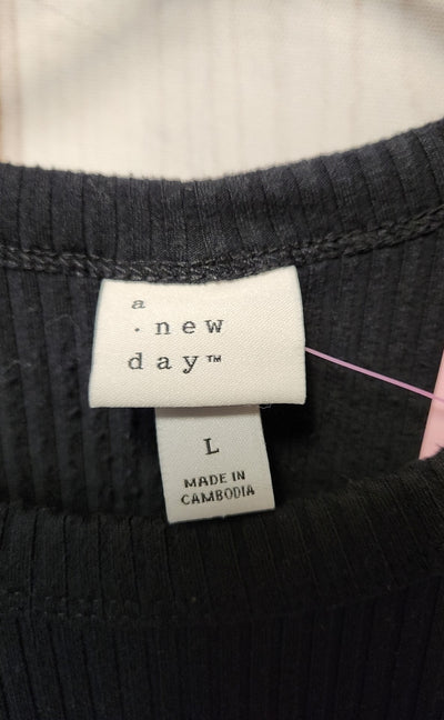 A New Day Women's Size L Black Dress