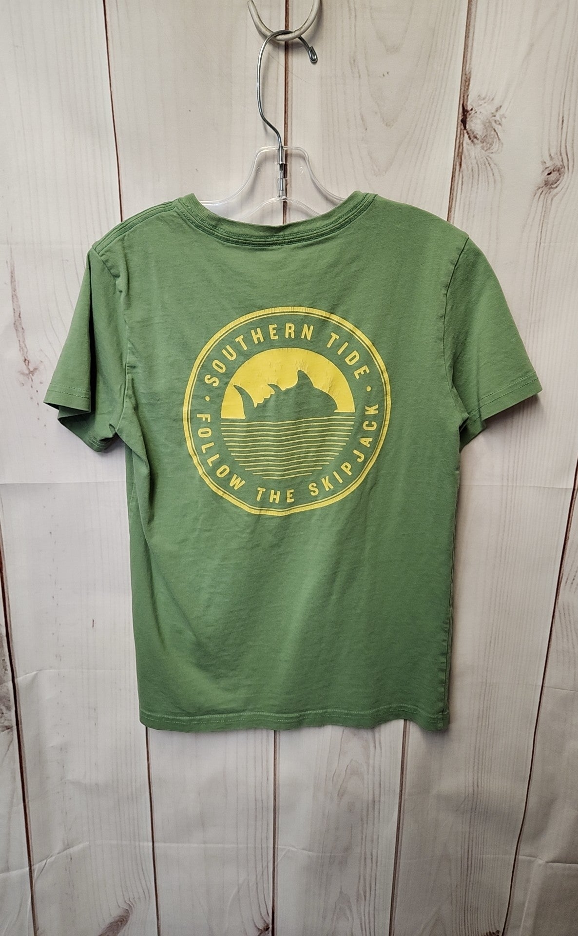 Southern Tide Boy's Size 8/10 Green Shirt