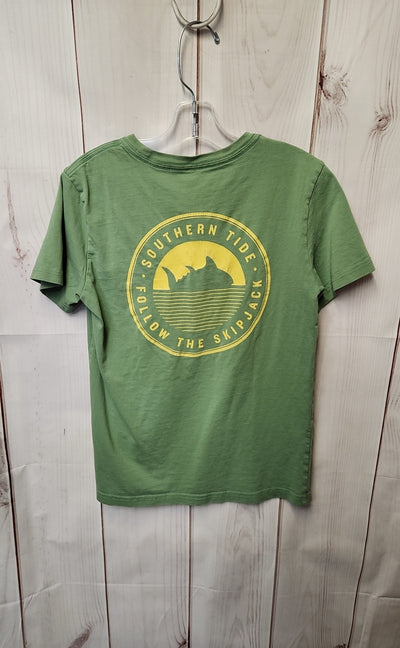 Southern Tide Boy's Size 8/10 Green Shirt
