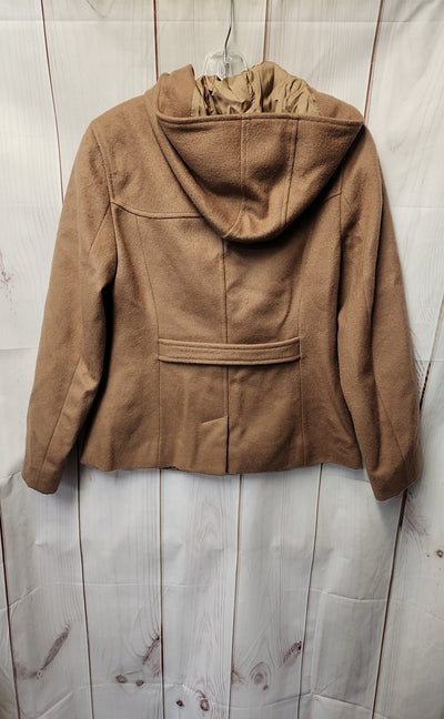 Loft Women's Size 4 Petite Brown Wool Blend Jacket