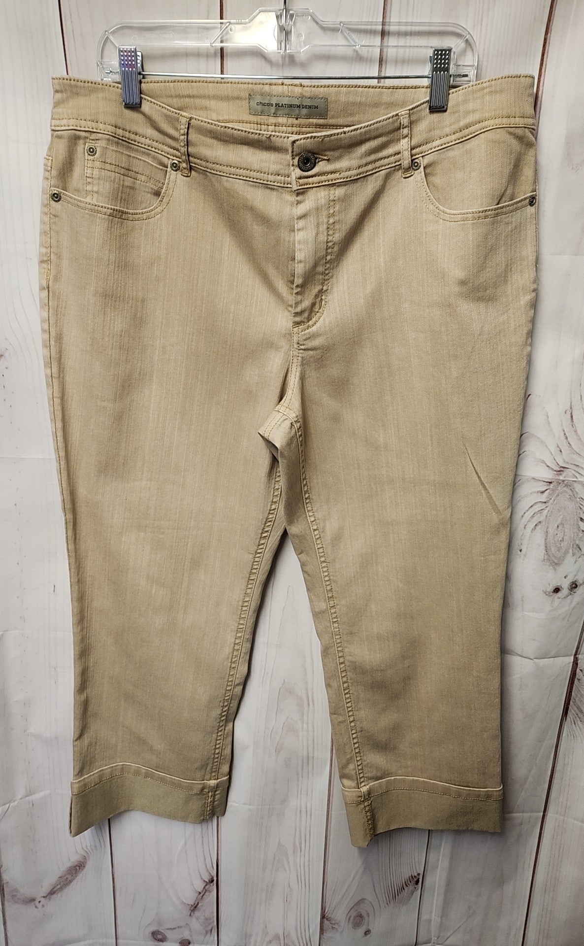 Chico's Women's Size 3 = US 16 Brown Jeans