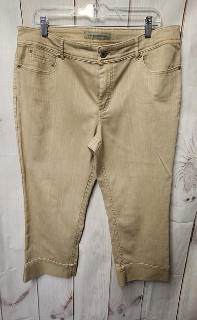 Chico's Women's Size 3 = US 16 Brown Jeans