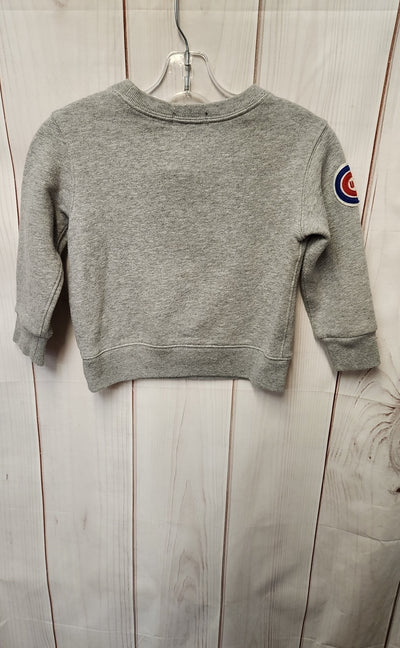 Polo Bear by Ralph Lauren Cubs Bear Boy's Size 2 Gray Pullover Sweatshirt
