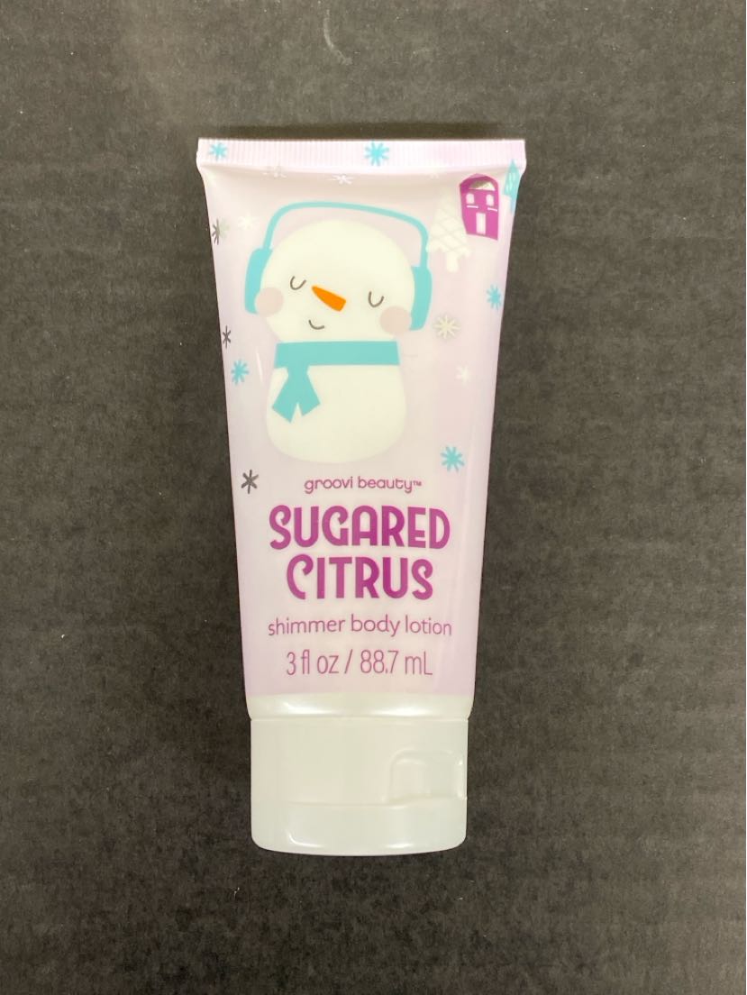 Groovi Beauty Sugared Citrus Shimmer Body Lotion Cosmetic