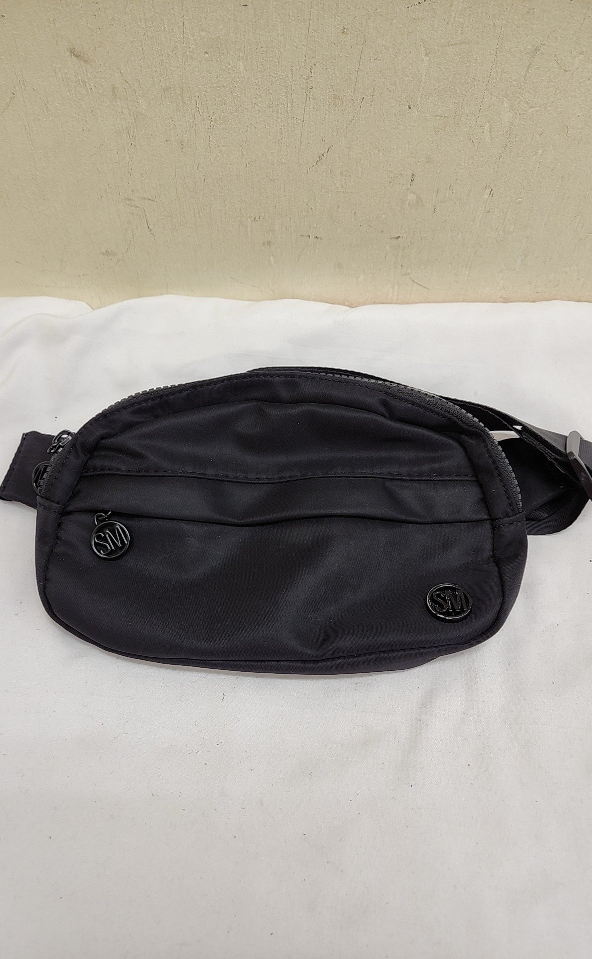 Steve Madden Black Fanny Pack