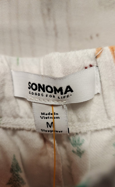 Sonoma Women's Size M White PJ Bottoms