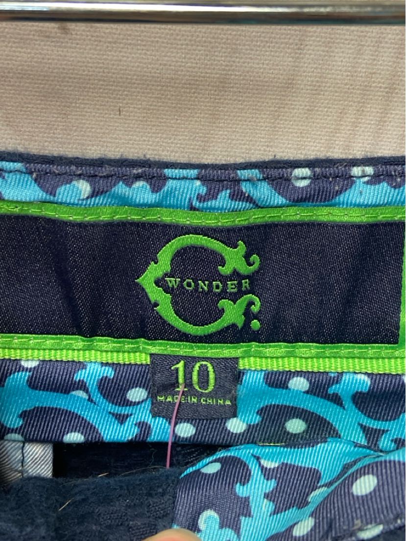 C Wonder Women's Size 10 Navy Shorts