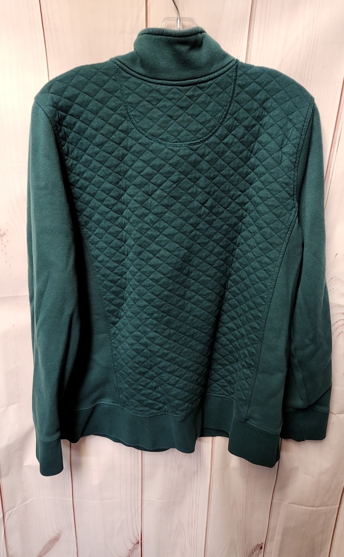 LL Bean Women's Size 1X Green Sweatshirt