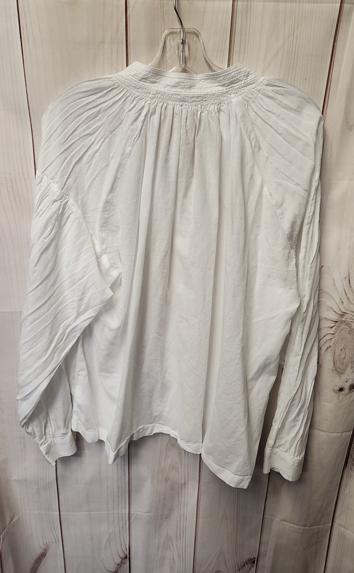 Madewell Women's Size L White Long Sleeve Top