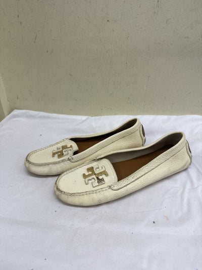 Tory Burch Women's Size 9 Off-White Flats AS IS - Wear