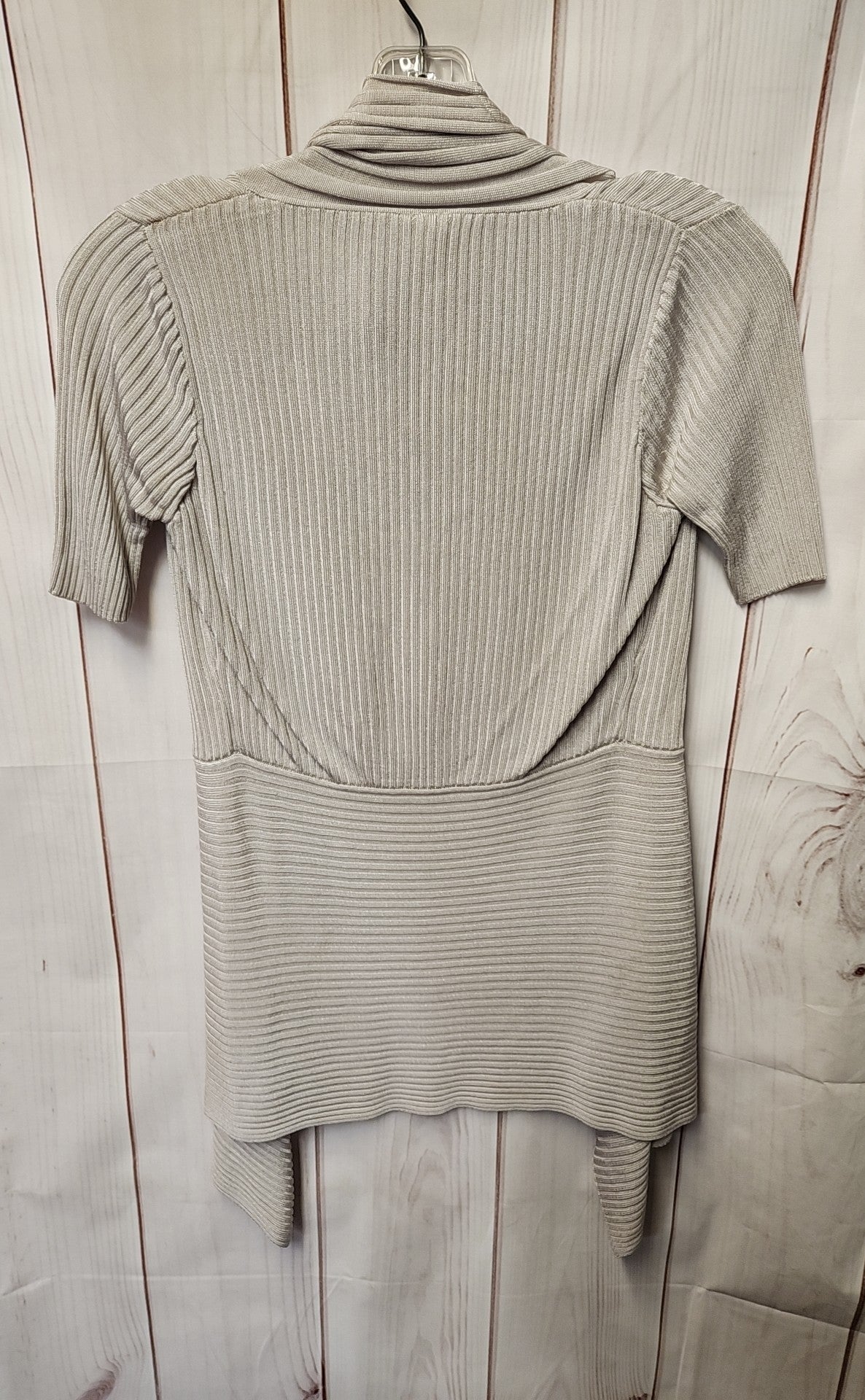 Reneec. Women's Size S Beige Cardigan