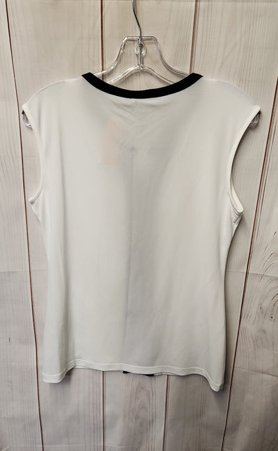 NWT Calvin Klein Women's Size XS White Sleeveless Top
