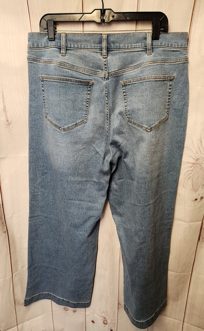 Lands End Women's Size 33 (15-16) Blue Jeans