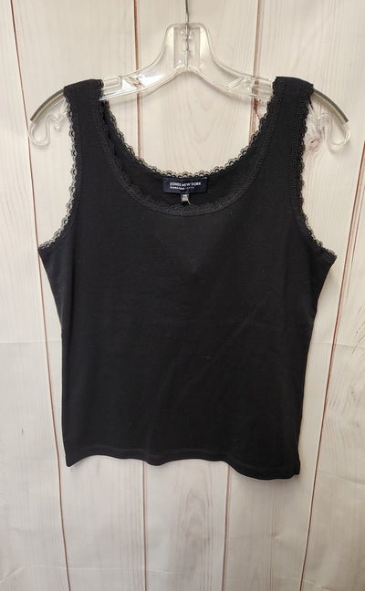 Jones New York Women's Size M Petite Black Sleeveless Top