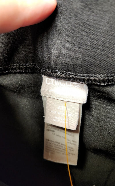 Chico's Travelers Women's Size 4 = US 20 Black Pants