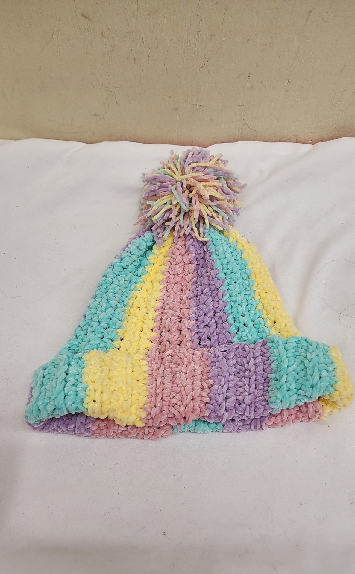 Handmade Multi-Color Knit Hat