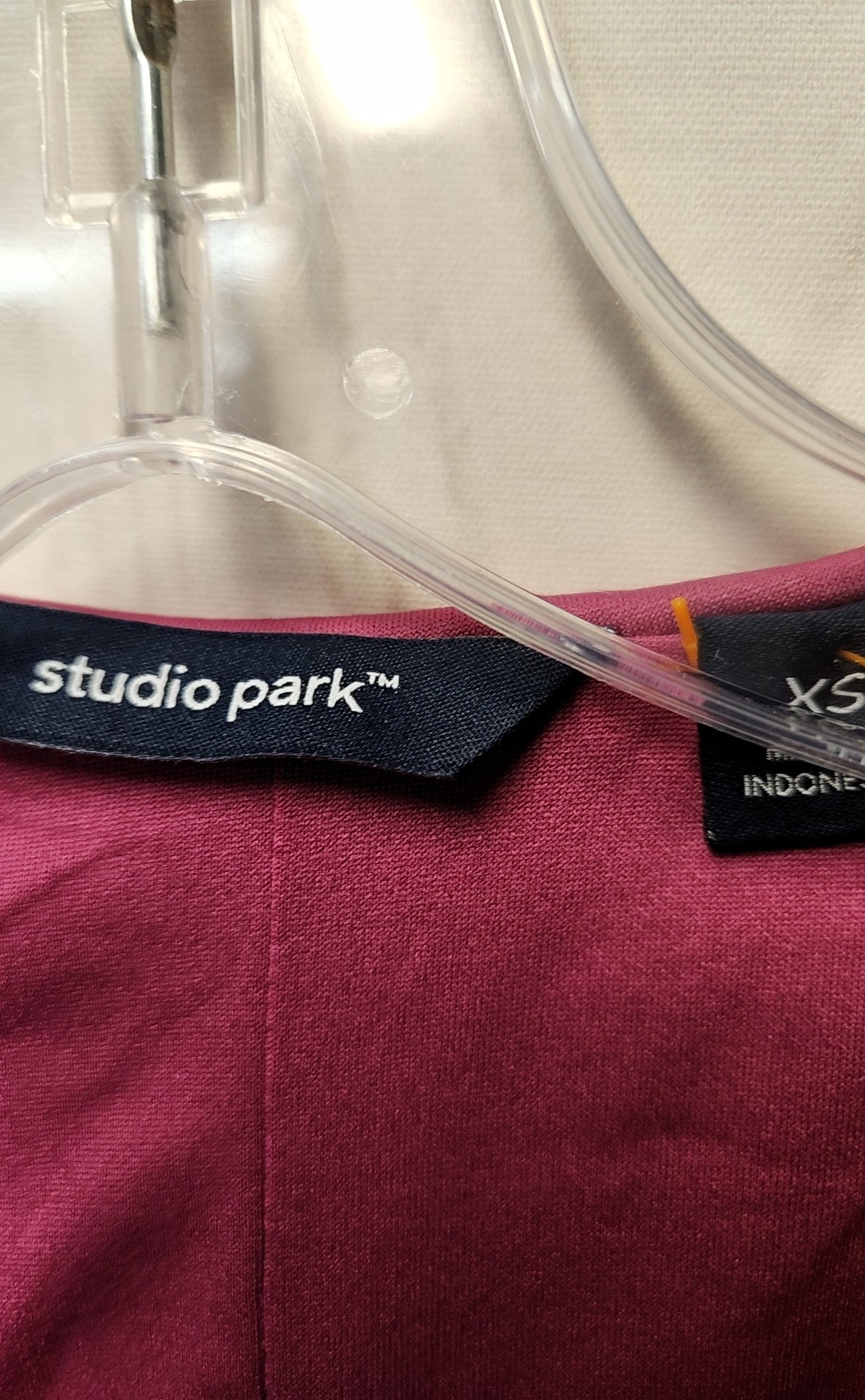 Studio Park Women's Size XS Pink Long Sleeve Top