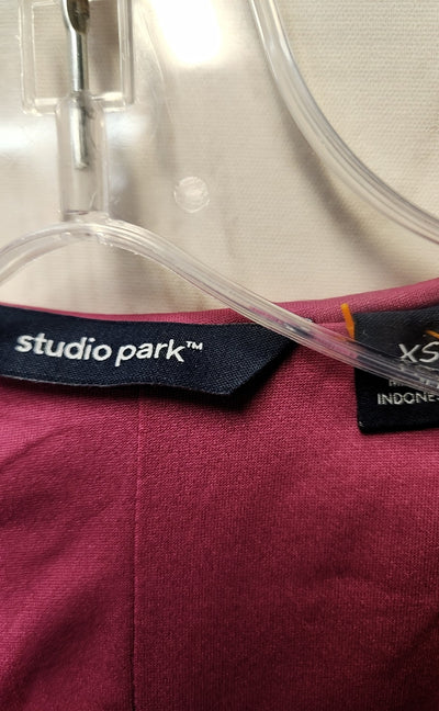 Studio Park Women's Size XS Pink Long Sleeve Top