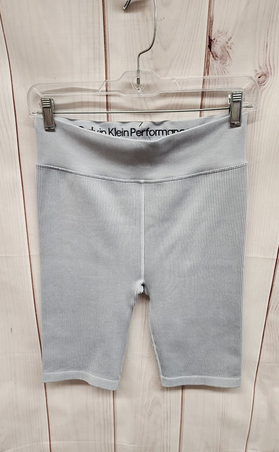 Calvin Klein Women's Size L Gray High Waist Active Shorts