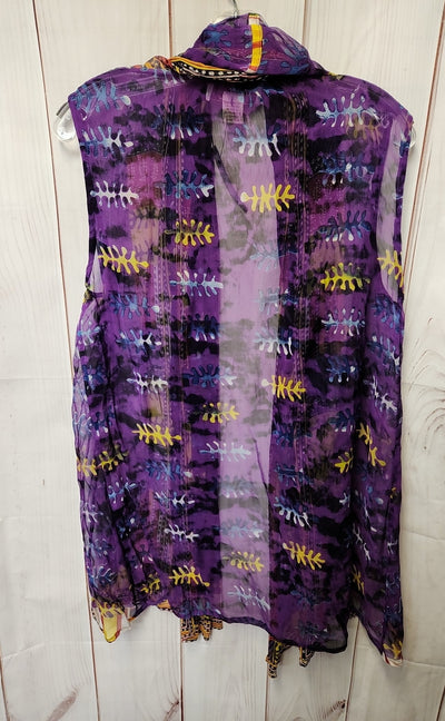 Anu Women's Size S Purple Cardigan