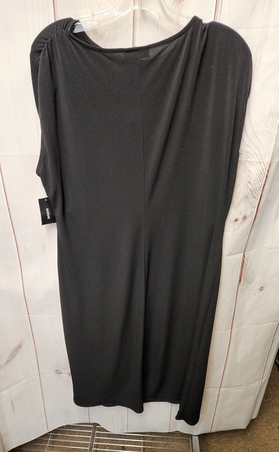 NWT Alfani Women's Size L Black Dress STretch