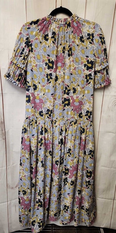 Rebecca Taylor Women's Size S Blue Floral Dress