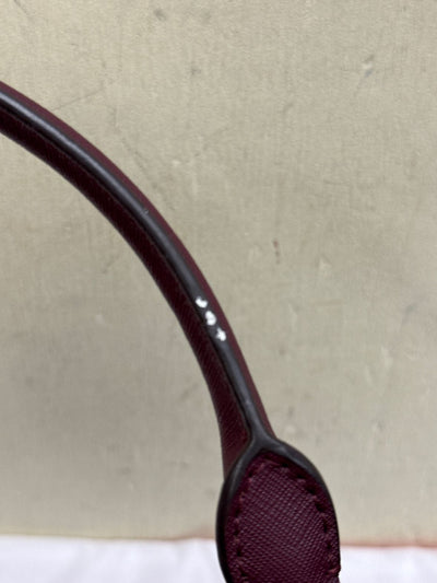 Kate Spade Maroon Purse Bag AS IS - stains on handles