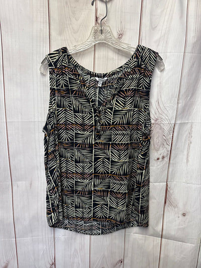 Sonoma Women's Size XL Black Sleeveless Top