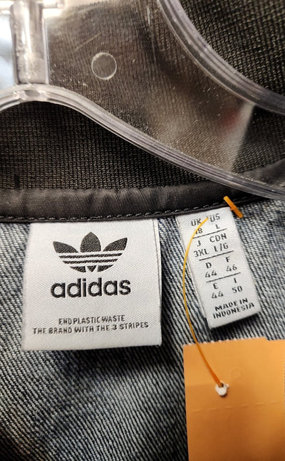 Adidas Women's Size L Black & Blue Jacket