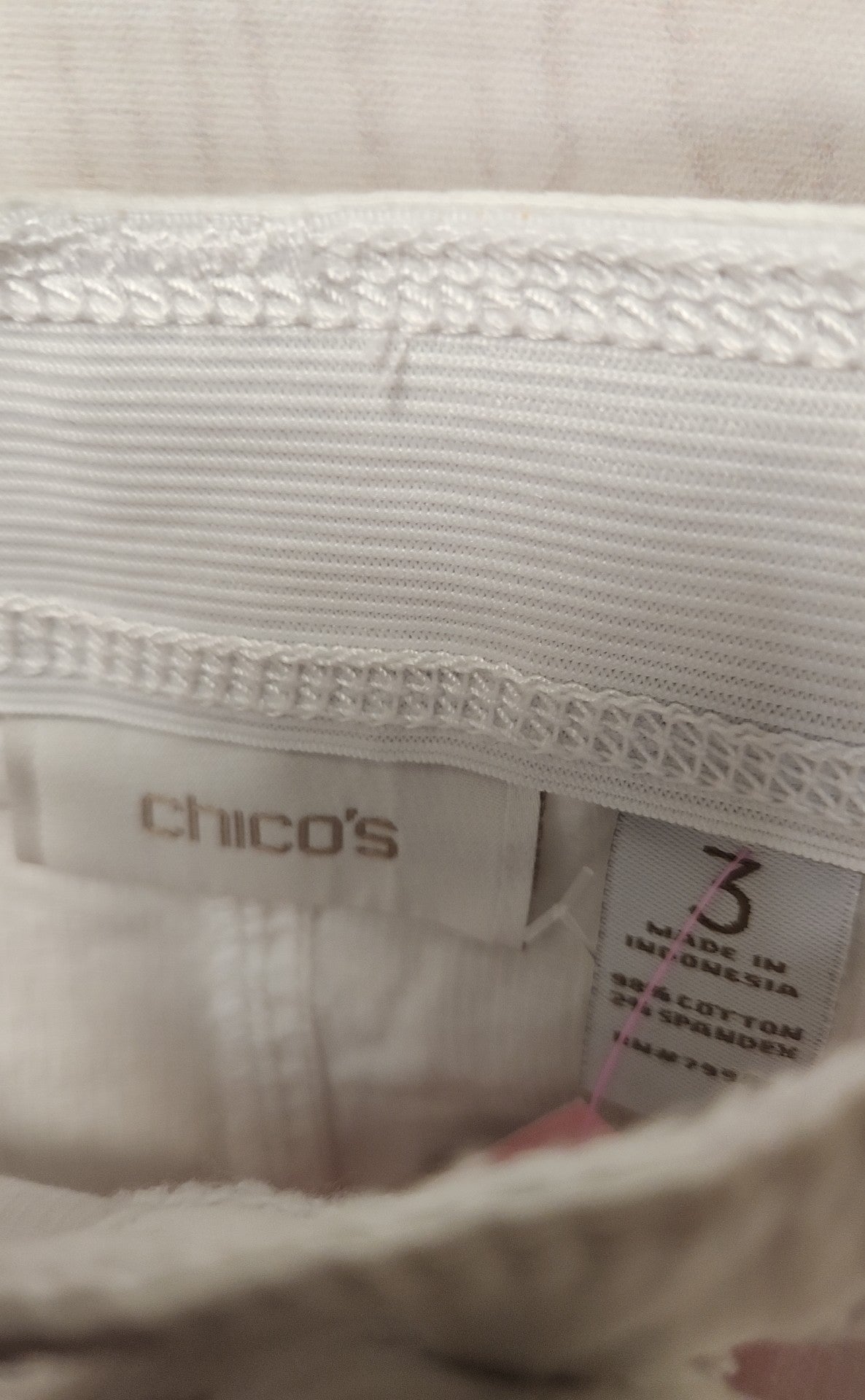 Chico's Women's Size 3 = US 16 White Pants