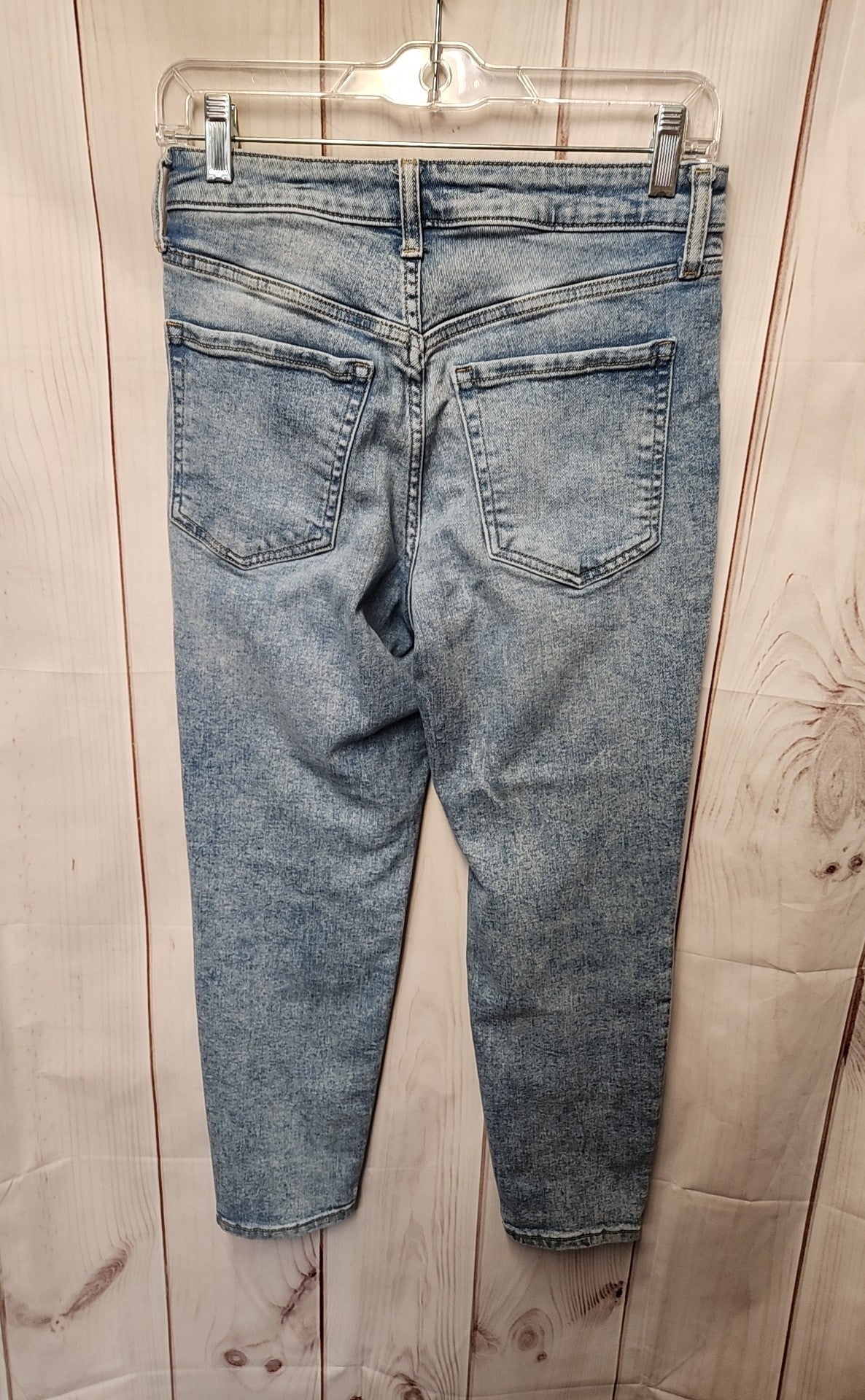 Old Navy Women's Size 4 Petite Blue Jeans O.G. Straight High Rise