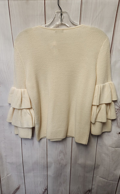 J McLaughlin Women's Size S White Sweatshirt