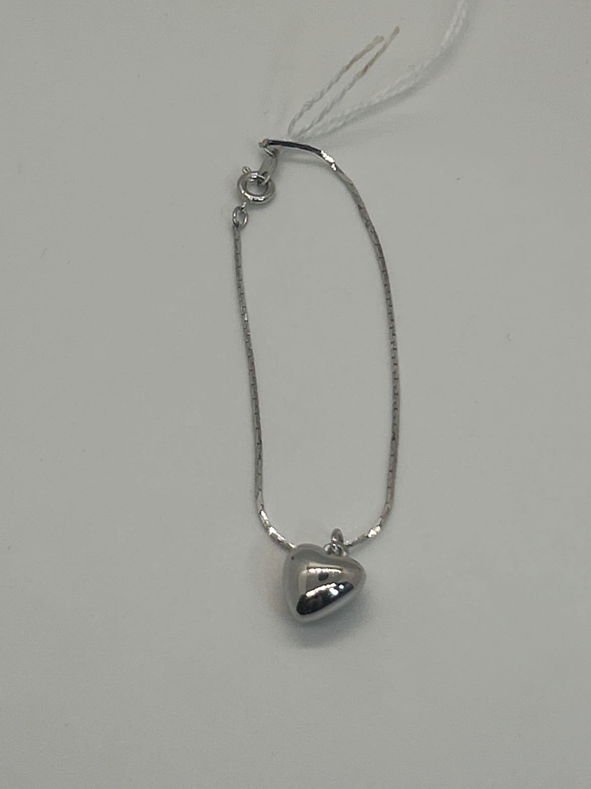 Silver Heart Shape Bracelet