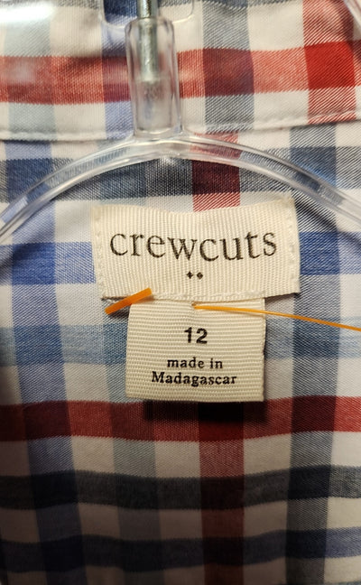 Crewcuts Boy's Size 12 Blue & Red Shirt