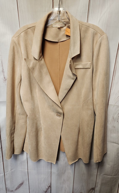 Solitare Women's Size XL Beige Jacket