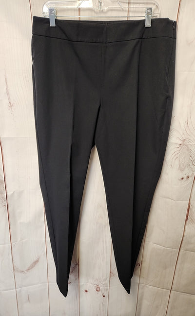 Talbots Women's Size 14 Petite Black Pants Chatham ankle