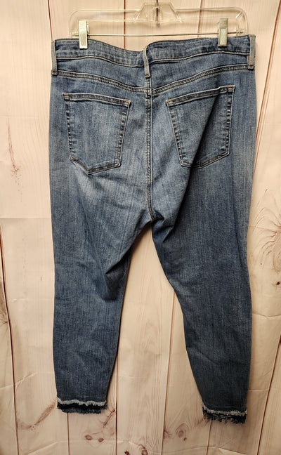 Loft Women's Size 31 (11-12) Blue Jeans Curvy Skinny