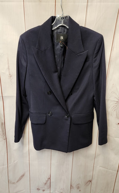 Banana Republic Women's Size 2 Petite Navy Blazer