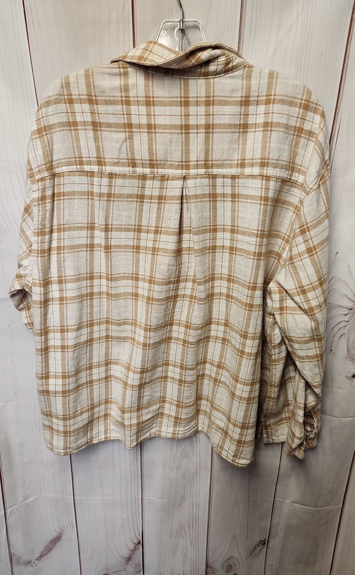 Old Navy Women's Size XL Beige Long Sleeve Top