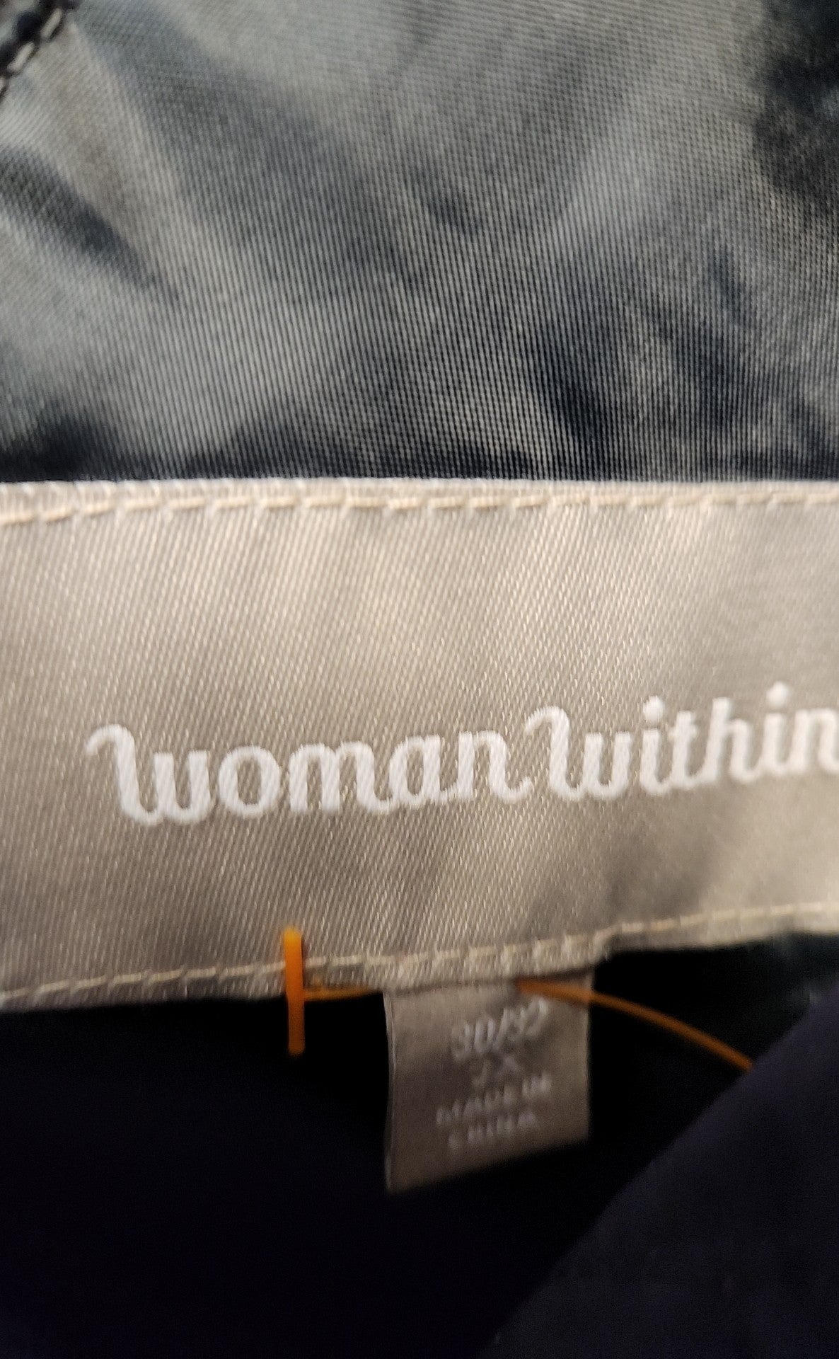 Woman Within Women's Size 3X Navy Coat