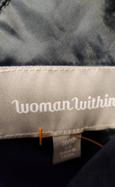 Woman Within Women's Size 3X Navy Coat