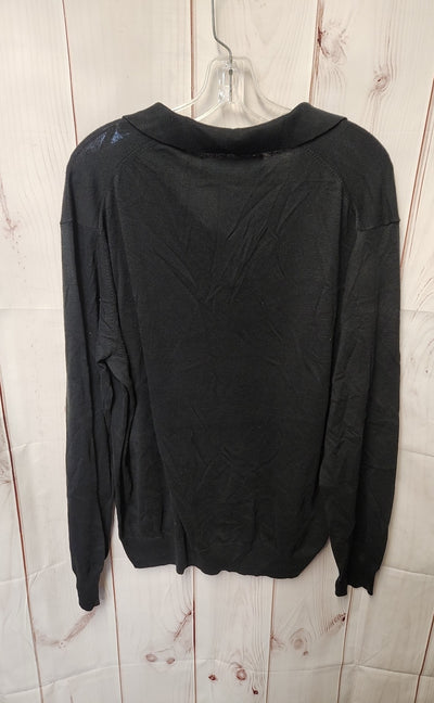 Perry Ellis Men's Size XL Black Sweater