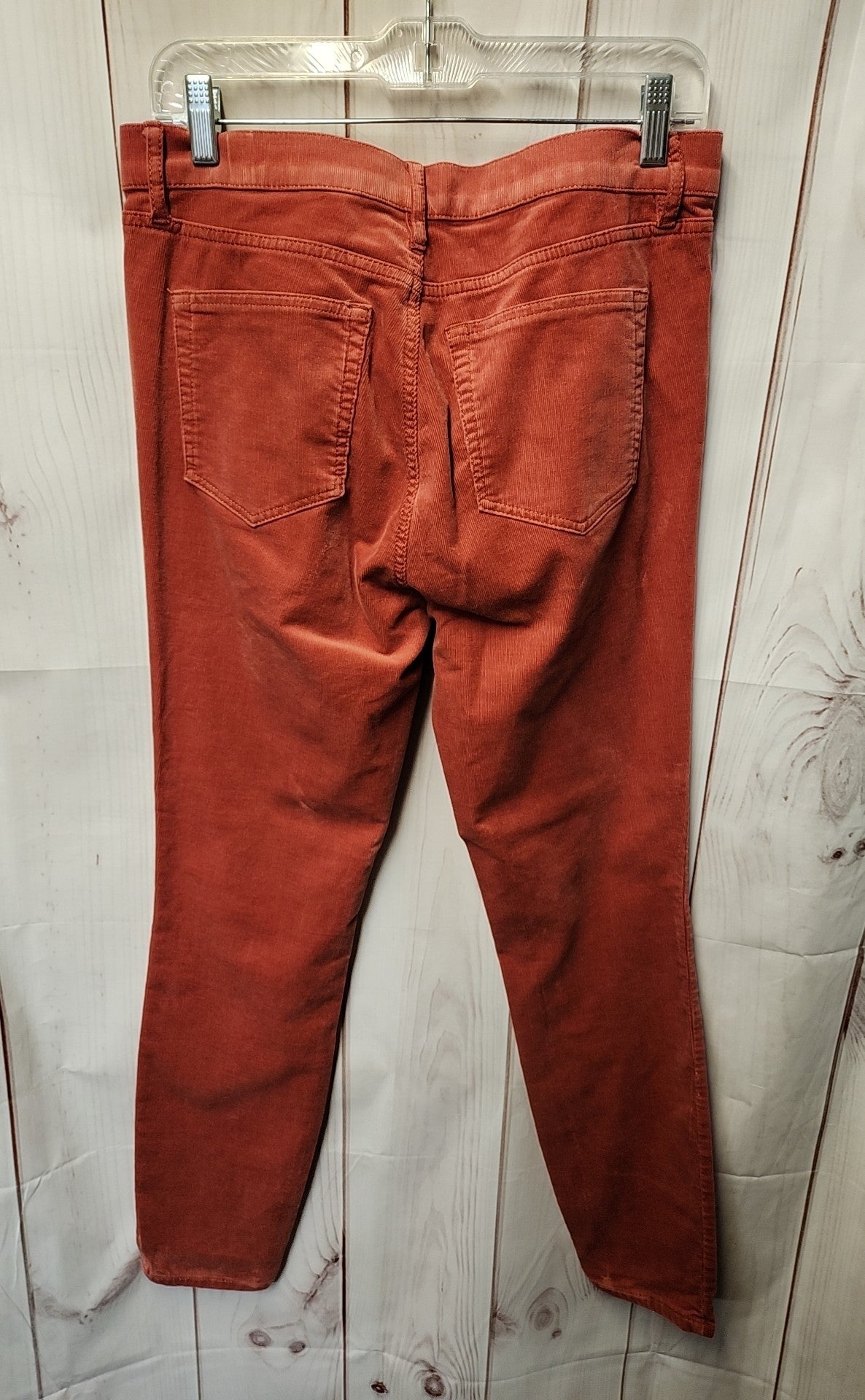 Loft Women's Size 29 (7-8) Red Corduroy Pants Modern Skinny