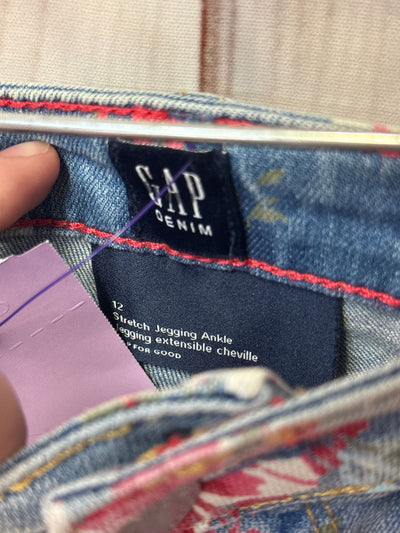 Gap Girl's Size 12 Blue Jeans Stretch Jegging Ankle