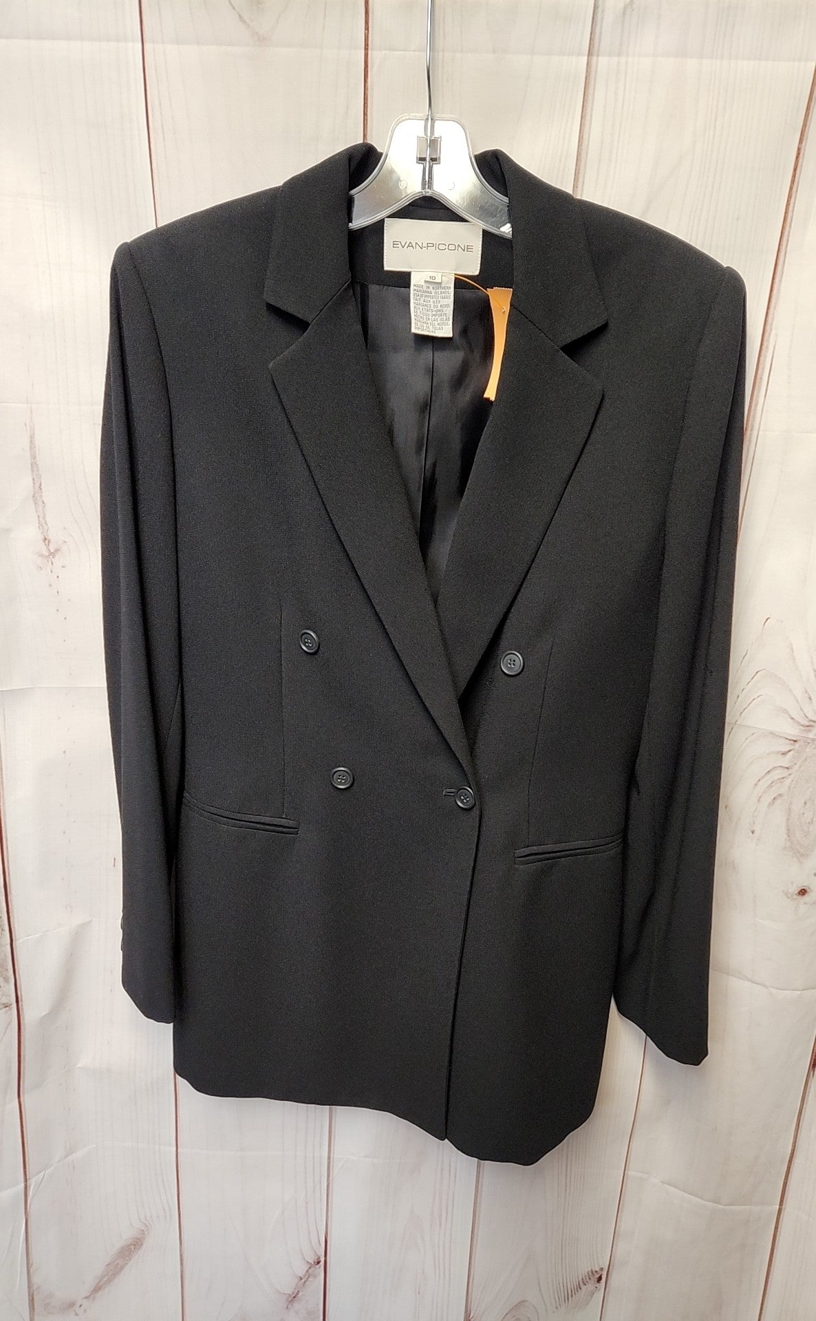 Evan Picone Women's Size 10 Black Blazer