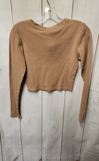 Bozzolo Women's Size M Brown Long Sleeve Top