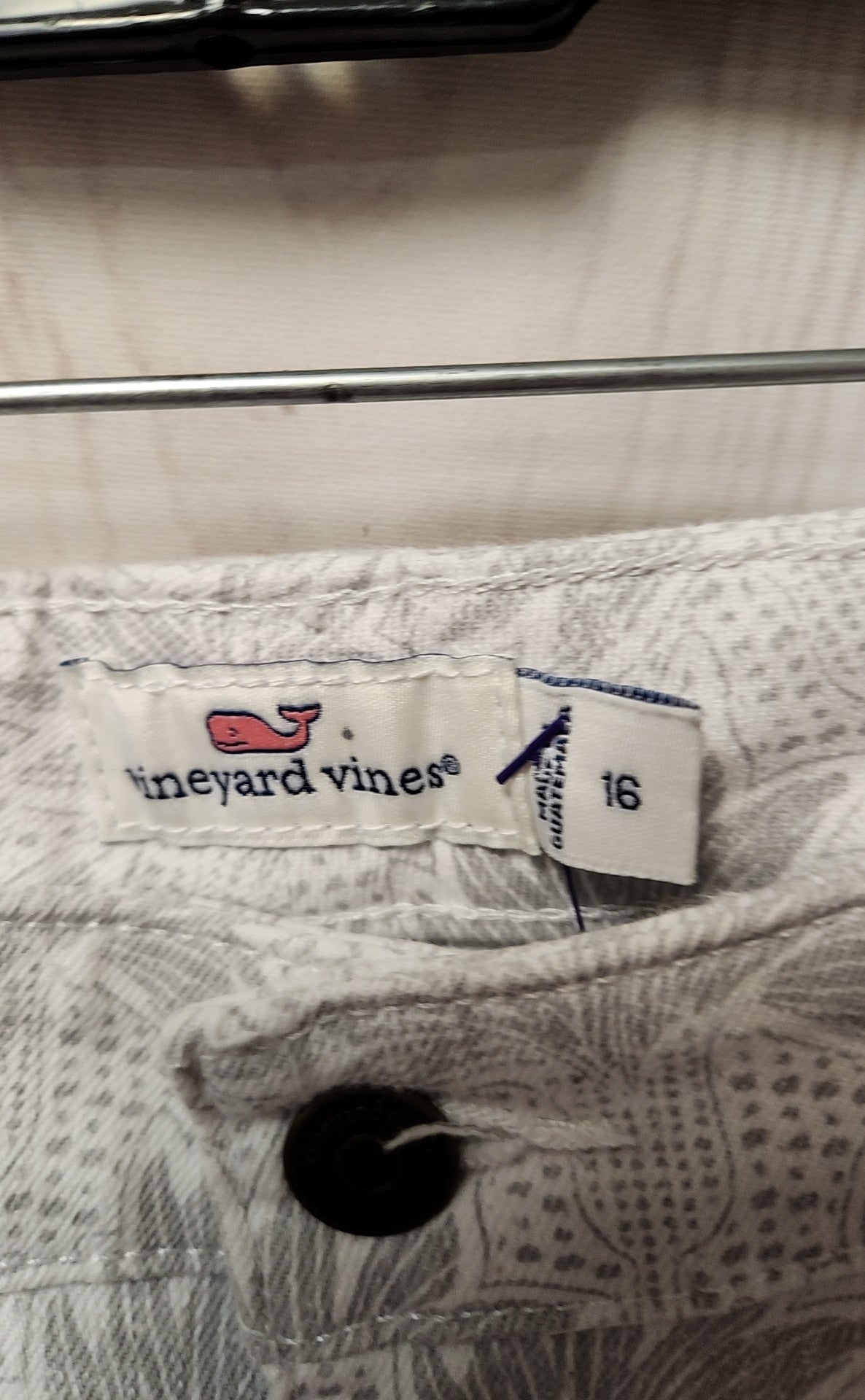 Vineyard Vines Women's Size 16 Gray Floral Pants