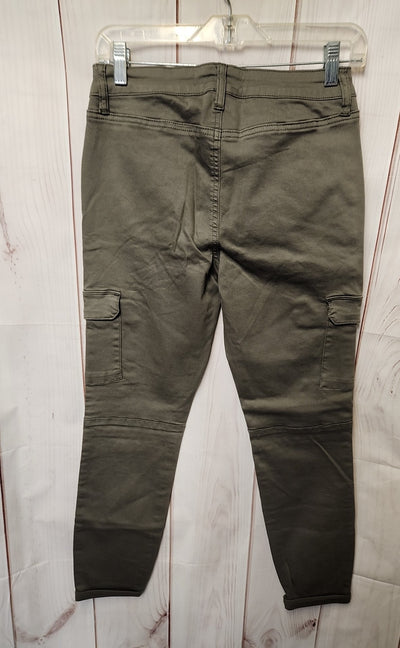 NWT Ashley Mason Women's Size 9 Olive Green Pants Skinny Cargo