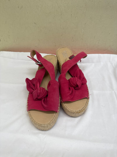 Franco Sarto Women's Size 9-1/2 Pink Sandals