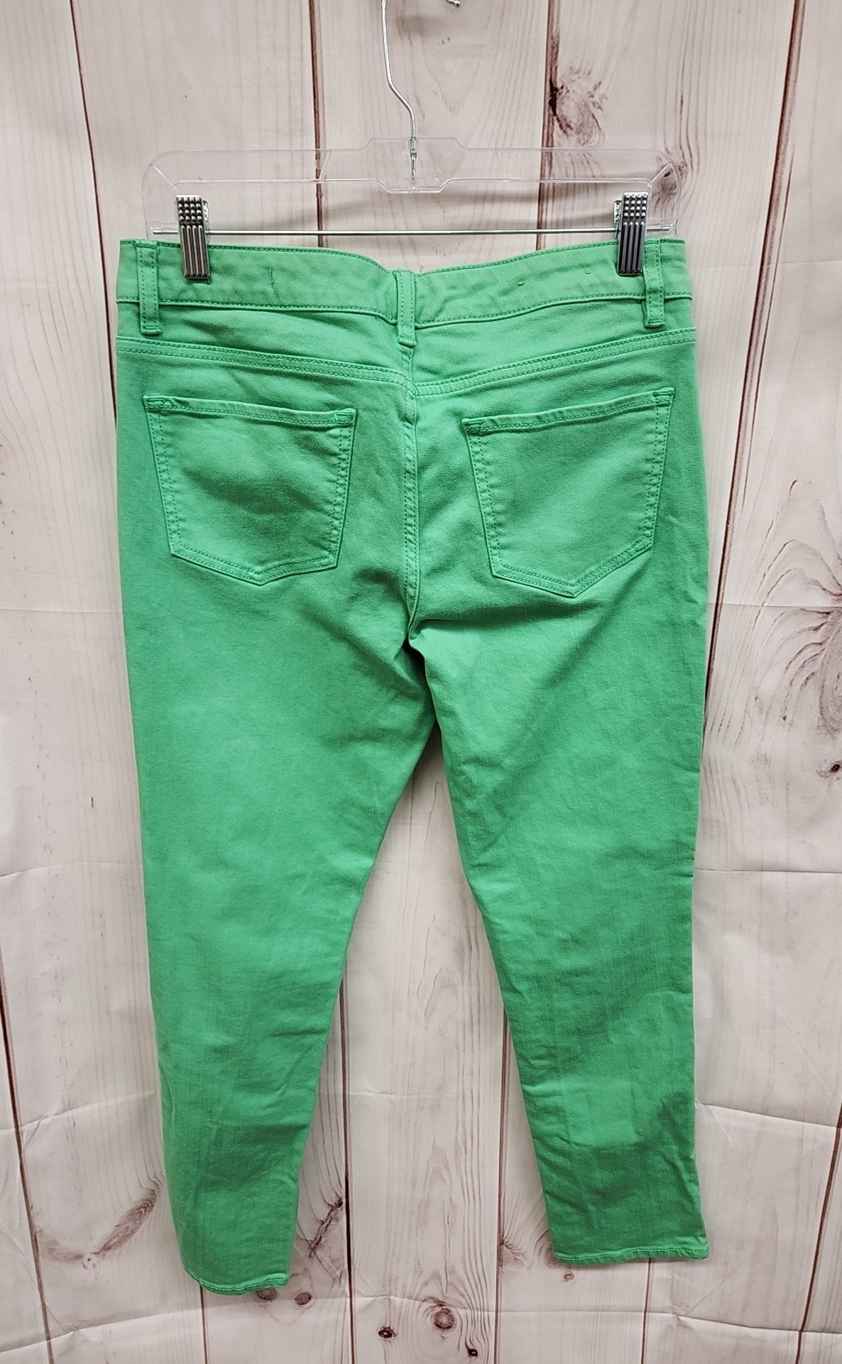 C Women's Size 29 (7-8) Skinny Crop Green Jeans